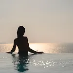 Vila Sunset Aura - Amazing Sea & Sunset View Klouvas